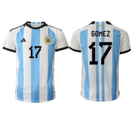 Argentinië Alejandro Gomez 17 Thuisshirt WK voetbal 2022 Argentinië Alejandro Gomez 17 Thuisshirt WK voetbal 2022